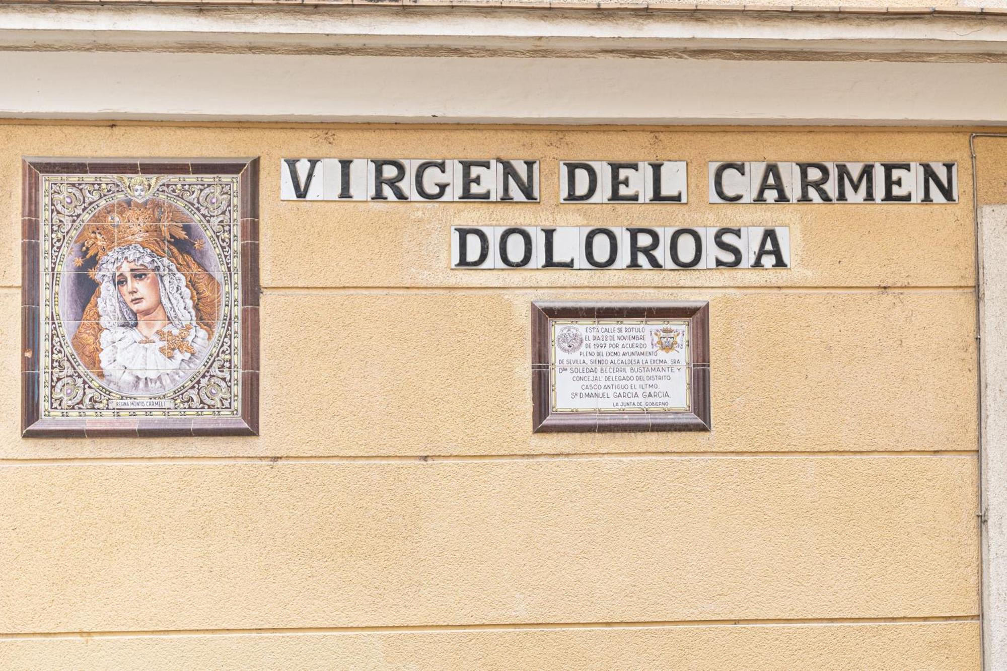 Virgen Carmen Dolorosa Plaza De La Alameda Appartement Sevilla